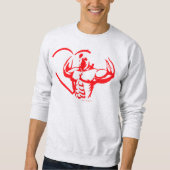 Sweatshirt du gladiateur Love Strength (Devant)