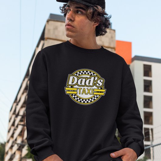 Sweatshirt du logo Taxi de papa