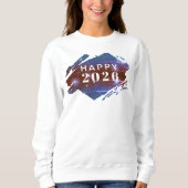 Sweatshirt du Nouvel An Blanc (Devant)