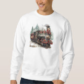 Sweatshirt du train de Noël (Devant)