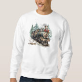 Sweatshirt du train de Noël (Devant)