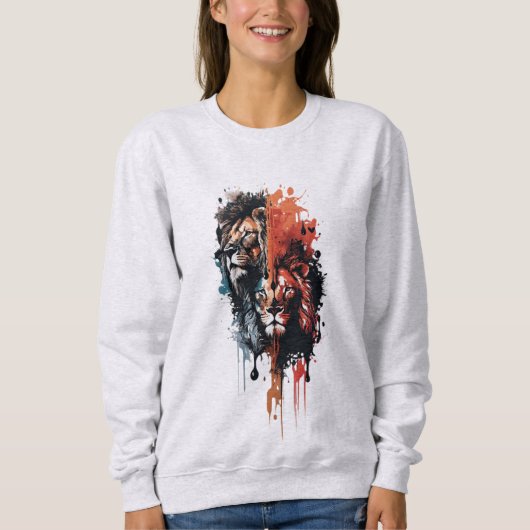 Sweatshirt Duality of the king, The Split Sovereign (Devant)