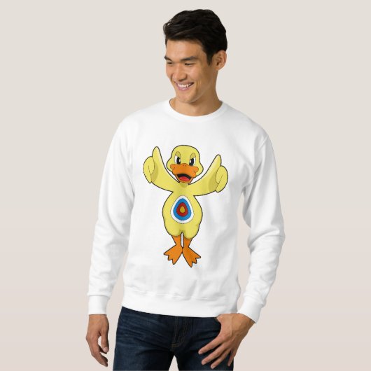 Sweatshirt Duck Darts Bullseye (Devant entier)