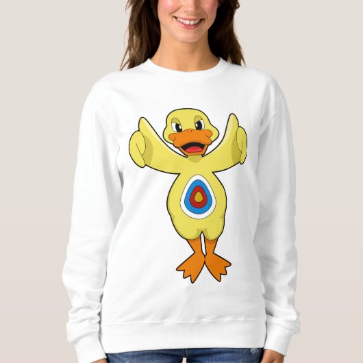 Sweatshirt Duck Darts Bullseye (Devant)