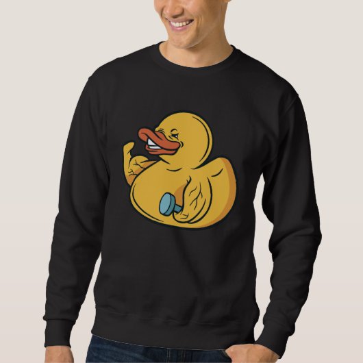 Sweatshirt Duck Gym Workout Muscles (Devant)