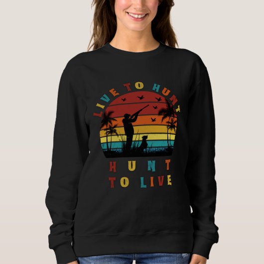 Sweatshirt Duck Hunting Hunter  for Duck and Deer Hunter Men  (Devant)
