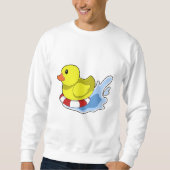 Sweatshirt Duck with Swim ring à Water.PNG (Devant)