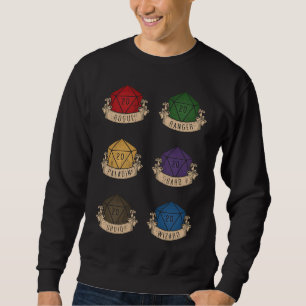 Sweatshirt Dungeons Dice RPG Chaque bonne histoire