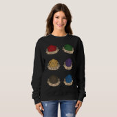 Sweatshirt Dungeons Dice RPG Chaque bonne histoire (Devant entier)