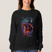 Sweatshirt Dungeons & Dragons Red & Black Dragons Portrait (Devant)