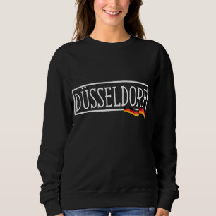 Sweatshirt Düsseldorf Allemagne Deutschland Allemagne Deutsch