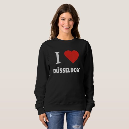 Sweatshirt Dusseldorf Dialect Rhine Westphalia Germany Souven (Devant entier)