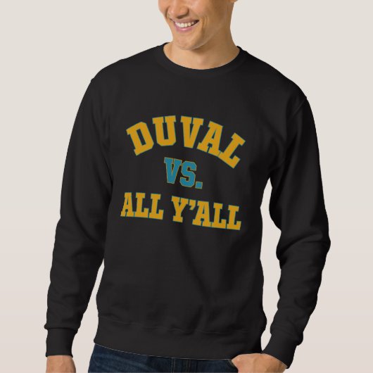 Sweatshirt Duval contre tous Yu2019all (Devant)