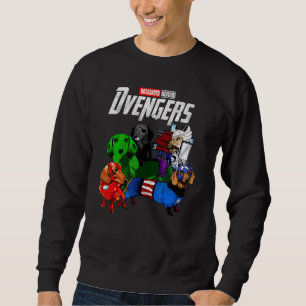 Sweatshirt Dvengers-Chien Love Dachshunds mignon Montage de C