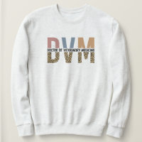 DVM Doctor of Veterinary Medicine Empreinte de léo