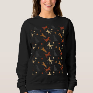 Sweatshirt Dynamik Minimaliste Labrador Motif Forjaune La