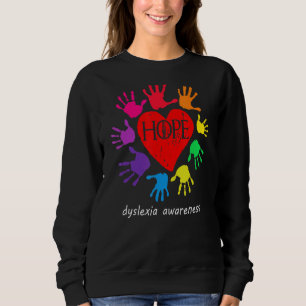 Sweatshirt Dyslexie Sensibilisation Espérance Dyslexie Guerri