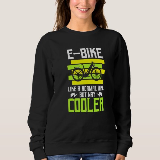 Sweatshirt E Vélo Comme Un Vélo Normal Mais Way Glacière Ebik (Devant)