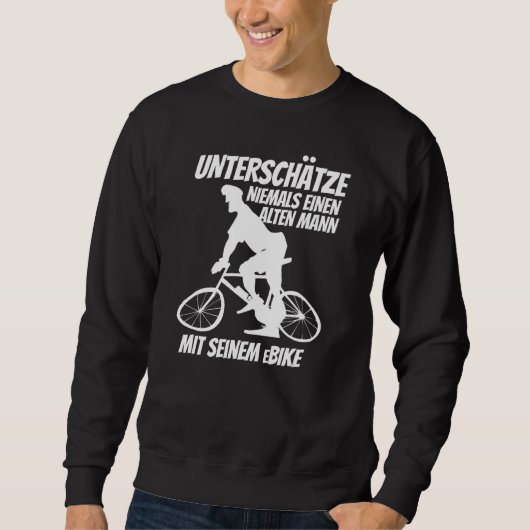 Sweatshirt E Vélo Pilote Ebike Pedelec Vélo électrique (Devant)