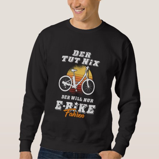 Sweatshirt E Vélo Tour Cyclistes (Devant)