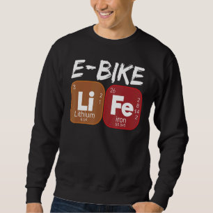 Sweatshirt E Vélo Vie Périodique Tableau Électricité Vélos 1