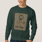 Sweatshirt Eagle Baby & Footprints in the Sand "One Day" (Devant)