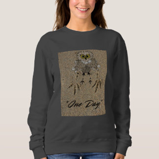 Sweatshirt Eagle Baby & Footprints in the Sand "One Day"