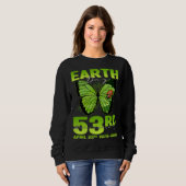 Sweatshirt Earth Day 53rd Anniversary Silhouette Of Butterfly (Devant entier)