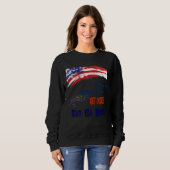 Sweatshirt Easily Distracted By 4th of July Geef (Devant entier)
