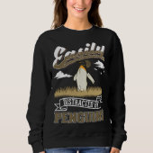 Sweatshirt Easily distracted by Penguins (Devant)