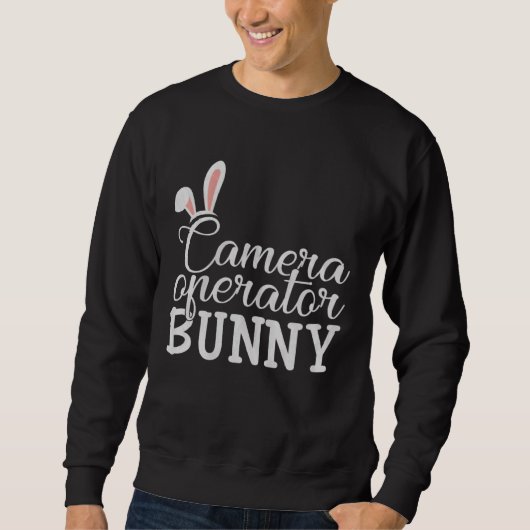 Sweatshirt Easter Day Bunny Easter Costume  Camera Operator B (Devant)