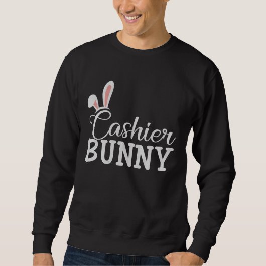 Sweatshirt Easter Day Bunny Easter Costume Matching Cashier (Devant)