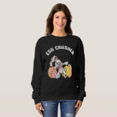 Sweatshirt Easter Egg Crusher Dabbing Bunny Candy kids  Sprin (Devant entier)