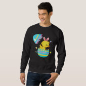 Sweatshirt Easter Egg Hunt Bunny Ear Duck Easter Day 2023 (Devant entier)