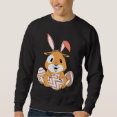 Sweatshirt Easter Guinea Pig With Bunny Ears & Eggs Easter (Devant)