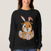 Sweatshirt Easter Guinea Pig With Bunny Ears & Eggs   Easter (Devant)