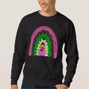 Sweatshirt Easter Raibow Oeuf Motif Purl Bunny 1