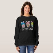Sweatshirt Easter Squad Gnomes Eggs Bunny Easter Day Men Wome (Devant entier)