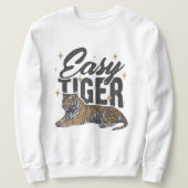 Sweatshirt "Easy Tiger Design" (Design devant)