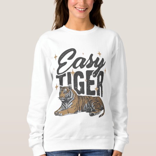 Sweatshirt "Easy Tiger Design" (Devant)