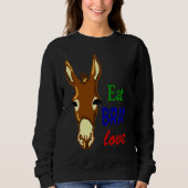 Sweatshirt Eat BRAY Love (Devant)