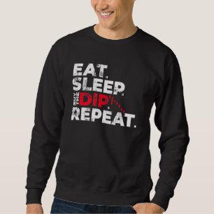 Sweatshirt Eat Sleep Acheter The Dip Répéter Crypto Coin Trad