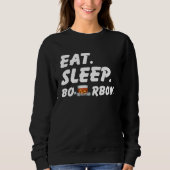 Sweatshirt Eat Sleep Bourbon (Devant)