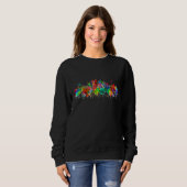 Sweatshirt Eau de Cologne de la ville à l'aquarelle de l'état (Devant entier)
