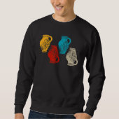 Sweatshirt Ebbelwoi Retro Cider Apples Bebel (Devant)
