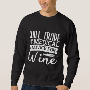 Sweatshirt Échange De Conseils Médicales Pour Le Vin