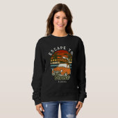 Sweatshirt Échapper À Venice Beach Floride Océan Fl Summer Va (Devant entier)