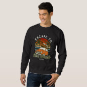 Sweatshirt Échapper À Vero Beach Océan Floride Beach Bum Fl S (Devant entier)