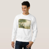 Sweatshirt Échapper au travail à distance de la nomade numéri (Devant entier)