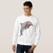 Sweatshirt Écharpe dauphin (Devant entier)